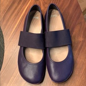 Camper Right Nina Dark Purple Leather Sz 10